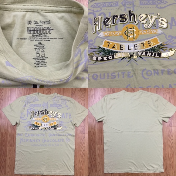 HERSHEY'S CHOCOLATE CO FOIL MEN'S TEE - Picture 2 of 5